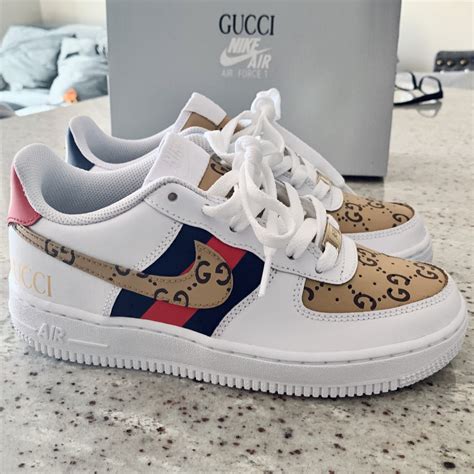 nike gucci uomo|gucci nike air force 1.